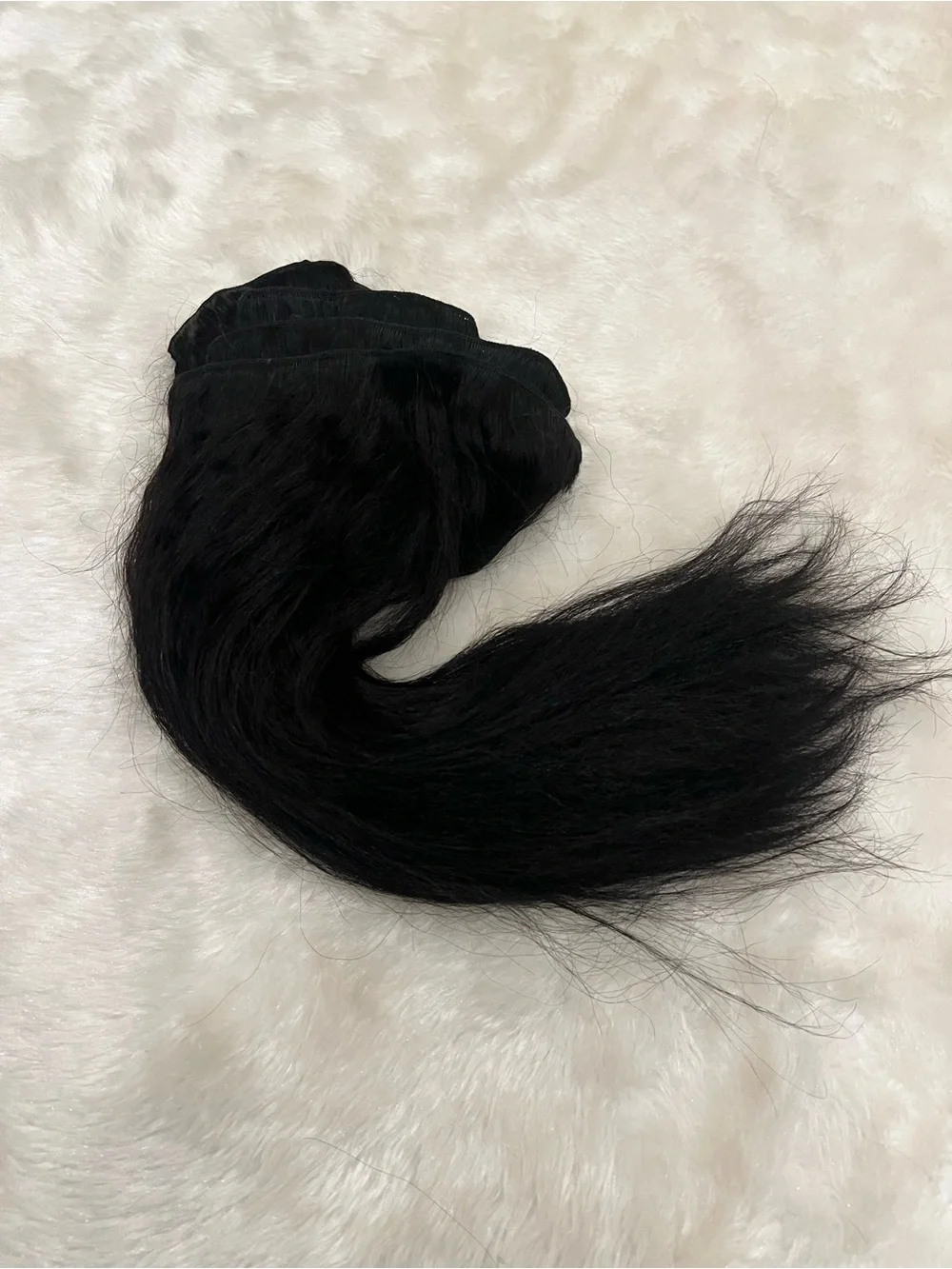 8pcs Clip ins Brazilian Virgin Human Hair extensions